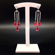Show details for Sparkly Irregular Swarovski Element Dangle Earrings Show details for Sparkly Irregular Swarovski Element Dangle Earrings