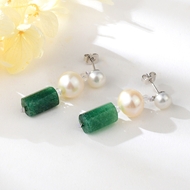 Show details for Hypoallergenic Platinum Plated Green Dangle Earrings As a Gift Show details for Hypoallergenic Platinum Plated Green Dangle Earrings As a Gift