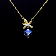 Show details for Sparkling Party Blue Pendant Necklace Show details for Sparkling Party Blue Pendant Necklace