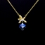 Show details for Sparkling Party Blue Pendant Necklace