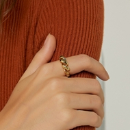 Picture of Need-Now Copper or Brass Gold Plated Fashion Ring Exclusive Online