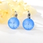 Show details for Platinum Plated Blue Drop & Dangle Earrings at Great Low Price