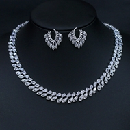 Show details for Copper or Brass Cubic Zirconia 2 Piece Jewelry Set at Great Low Price Show details for Copper or Brass Cubic Zirconia 2 Piece Jewelry Set at Great Low Price