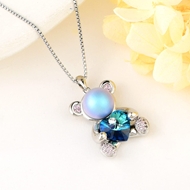 Show details for Most Popular Swarovski Element Blue Pendant Necklace Show details for Most Popular Swarovski Element Blue Pendant Necklace