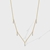 Picture of Cubic Zirconia Gold Plated Pendant Necklace Online Only