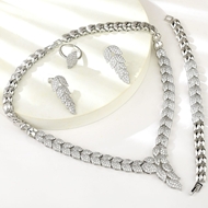 Show details for Stylish Flowers & Plants White 4 Piece Jewelry Set Show details for Stylish Flowers & Plants White 4 Piece Jewelry Set