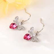 Picture of Nice Swarovski Element Pink Drop & Dangle Earrings