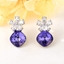 Show details for Affordable Copper or Brass Platinum Plated Dangle Earrings from Trust-worthy Supplier