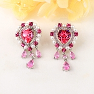 Show details for Fast Selling Pink Swarovski Element Dangle Earrings from Editor Picks Show details for Fast Selling Pink Swarovski Element Dangle Earrings from Editor Picks