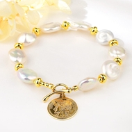 Show details for Funky Irregular Gold Plated Fashion Bracelet Show details for Funky Irregular Gold Plated Fashion Bracelet