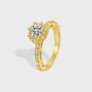 Picture of Low Cost Gold Plated Party Fashion Ring with Low Cost