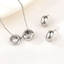 Show details for Low Cost Platinum Plated White 2 Piece Jewelry Set with Low Cost