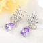 Show details for Sparkling Party Cubic Zirconia Dangle Earrings