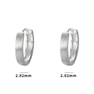 Picture of Shop Platinum Plated Cute Small Hoop Earrings with Wow Elements