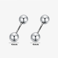 Picture of Reasonably Priced Platinum Plated Geometric Stud Earrings from Reliable Manufacturer