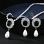 Show details for Popular Cubic Zirconia Green 2 Piece Jewelry Set