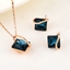 Show details for Great Value Rose Gold Plated Geometric 2 Piece Jewelry Set with Member Discount