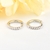 Picture of Shop Platinum Plated Fashion Small Hoop Earrings with Wow Elements