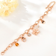 Show details for Unusual Flower White Fashion Bangle Show details for Unusual Flower White Fashion Bangle