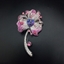 Show details for Sparkly Party Flower Brooche