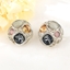 Show details for Brand New Platinum Plated Geometric Dangle Earrings with Full Guarantee