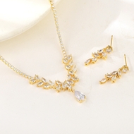 Show details for Fashion Cubic Zirconia Delicate 2 Piece Jewelry Set Show details for Fashion Cubic Zirconia Delicate 2 Piece Jewelry Set