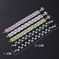 Picture of Good Cubic Zirconia Geometric Fashion Bracelet