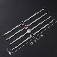 Picture of Featured Red Platinum Plated Fashion Bracelet with Full Guarantee