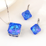 Show details for Famous Geometric Blue 2 Piece Jewelry Set Show details for Famous Geometric Blue 2 Piece Jewelry Set