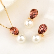 Show details for Bling Geometric Fashion 2 Piece Jewelry Set Show details for Bling Geometric Fashion 2 Piece Jewelry Set