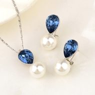 Show details for Party Blue 2 Piece Jewelry Set with Fast Shipping Show details for Party Blue 2 Piece Jewelry Set with Fast Shipping