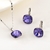Picture of Impressive Purple Swarovski Element 2 Piece Jewelry Set with Low MOQ