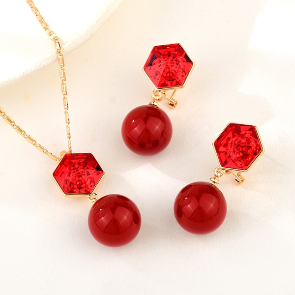 Picture of Latest Geometric Fashion 2 Piece Jewelry Set