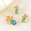 Show details for Latest Flowers & Plants Artificial Crystal 2 Piece Jewelry Set