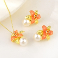 Show details for Nickel Free Gold Plated Zinc Alloy 2 Piece Jewelry Set with Easy Return Show details for Nickel Free Gold Plated Zinc Alloy 2 Piece Jewelry Set with Easy Return