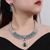 Picture of Staple Geometric Green 2 Piece Jewelry Set