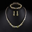 Show details for Eye-Catching Yellow Cubic Zirconia 3 Piece Jewelry Set with Member Discount