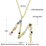 Picture of Elegant Monogram Pendant Necklace with 3~7 Day Delivery