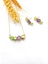Show details for Charming Colorful Gold Plated 2 Piece Jewelry Set As a Gift