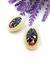 Show details for Simple Gold Plated Clip On Earrings Online Shopping