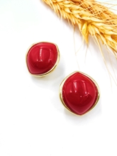 Show details for Charming Red Party Clip On Earrings Wholesale Price