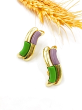 Show details for Chic Party Gold Plated Clip On Earrings with SGS/ISO Certification