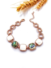 Show details for Rose Gold Plated Shell Fashion Bracelet Online Shopping