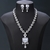 Picture of Staple Cubic Zirconia Gold Plated 2 Piece Jewelry Set