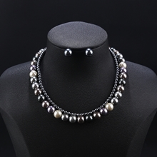 Show details for Famous Artificial Pearl Gold Plated 2 Piece Jewelry Set