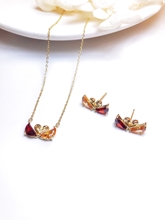 Show details for Party Cubic Zirconia 2 Piece Jewelry Set with Fast Shipping Picture of Party Cubic Zirconia 2 Piece Jewelry Set with Fast Shipping