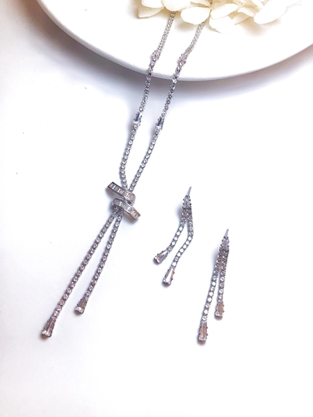 Picture of Popular Cubic Zirconia Simple 2 Piece Jewelry Set