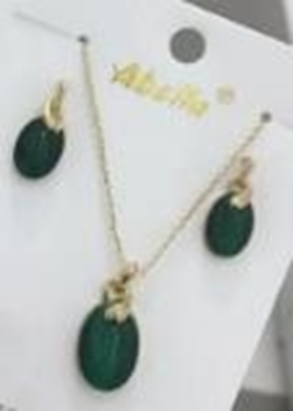 Picture of Work Gold Plated Y Necklace of Original Design