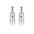 Picture of Sparkly Party Copper or Brass Chandelier Earrings