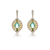 Show details for Irresistible Colorful Copper or Brass Chandelier Earrings For Your Occasions Show details for Irresistible Colorful Copper or Brass Chandelier Earrings For Your Occasions
